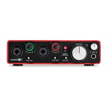 Изображение 4 (USB аудио интерфейс FOCUSRITE Scarlett 2i2 2nd Gen)