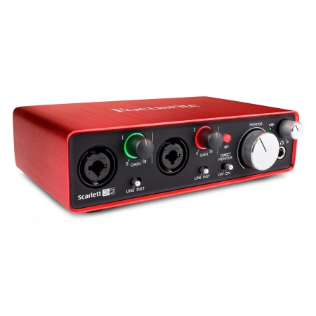 Изображение 2 (USB аудио интерфейс FOCUSRITE Scarlett 2i2 2nd Gen)