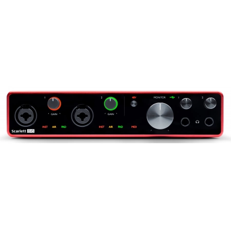 Изображение 1 (Аудио интерфейс USB FOCUSRITE Scarlett 8i6 3rd Gen)