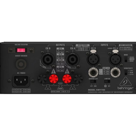 Изображение 2 (Усилитель мощности Behringer KM1700)