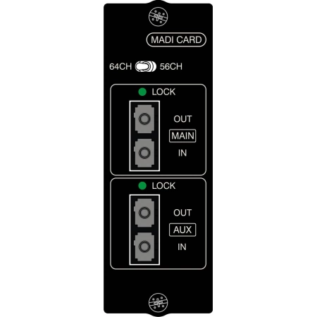 Опциональная карта Soundcraft Si MADI option card - multi mode Optical