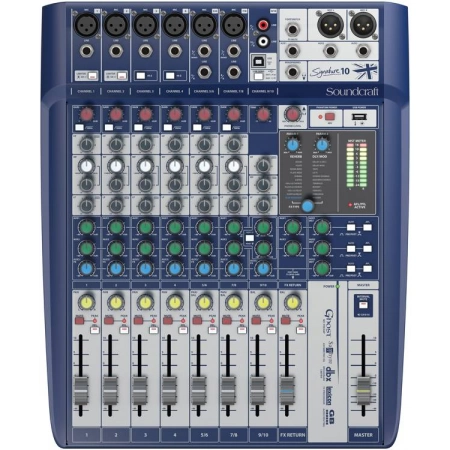 Изображение 2 (Аналоговый микшерный пульт Soundcraft Signature 10)