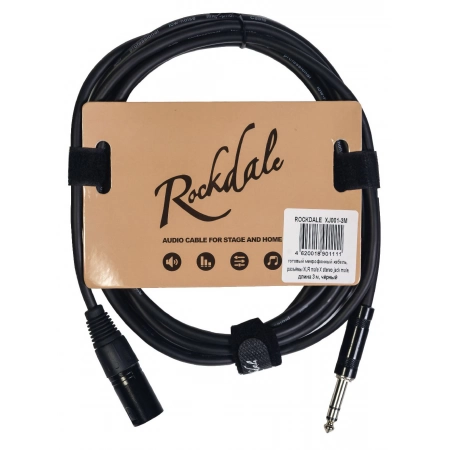 Изображение 1 (Готовый микрофонный кабель ROCKDALE XJ001-3M)