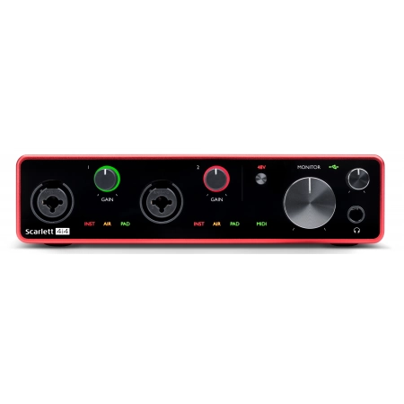 Изображение 1 (Аудио интерфейс USB FOCUSRITE Scarlett 4i4 3rd Gen)