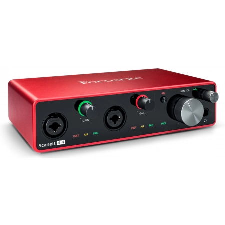 Изображение 4 (Аудио интерфейс USB FOCUSRITE Scarlett 4i4 3rd Gen)