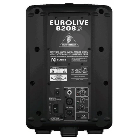 Изображение 3 (Активная 2-х полосная (8` + 1,35`) акустическая система Behringer EUROLIVE B210D)