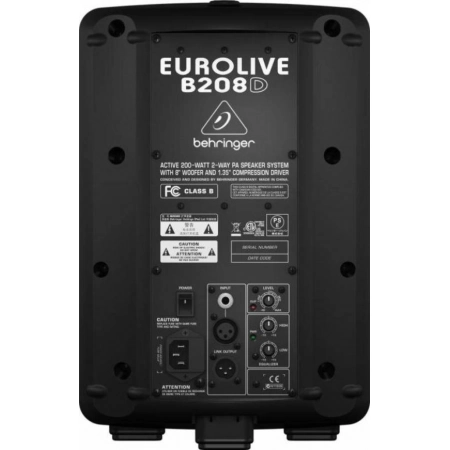 Изображение 2 (Активная 2-х полосная (8` + 1,35`) акустическая система Behringer EUROLIVE B210D)