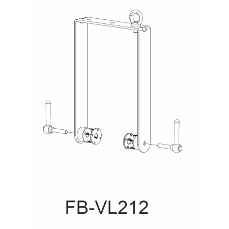 Изображение 1 (Кронштейн подвесной вертикальный Dynacord FB-VL 212)