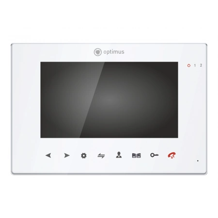 Монитор видеодомофона цветной Optimus VMH-7.1 (белый)