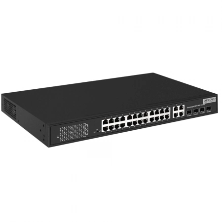 Коммутатор 24-портовыйFast Ethernet с PoE OSNOVO SW-62422(400W)