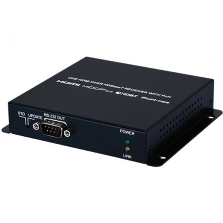 Изображение 1 (Приемник сигналов HDMI 4Kх2K/60, 3D с HDCP 2.2, ИК и RS-232 из витой пары CAT5e с PoH Cypress CH-2527RXPL)