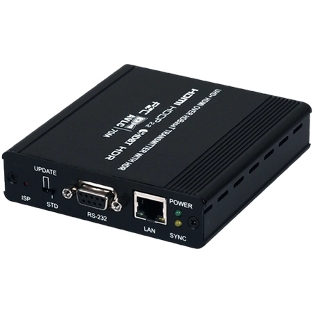 Изображение 1 (Передатчик сигналов HDMI с HDR, HDCP 1.4/2.2, CEC и AVLC, Ethernet, ИК и RS-232 в витую пару Cypress CH-527TXVBD)