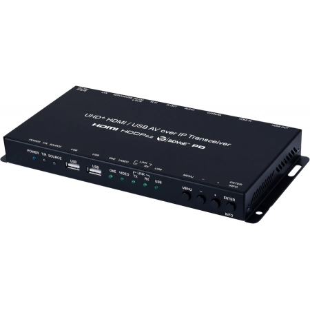 Изображение 1 (Передатчик / приемник сигналов HDMI, стереоаудио, двунаправленных ИК, RS-232 и USB 2.0 по сети 10GBaseT Cypress CH-V502TR)