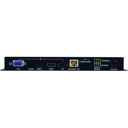Изображение 2 (Передатчик, коммутатор c автопереключением сигналов HDMI, DP, USB Type-C, VGA с аудио, ИК и RS-232 в витую пару CAT5e Cypress CH-1539TXPLPD)