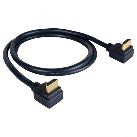 Высокоскоростной кабель HDMI 4K/60 (4:4:4) и Ethernet (вилка-вилка), угловые разъемы Kramer C-HM/RA2-3