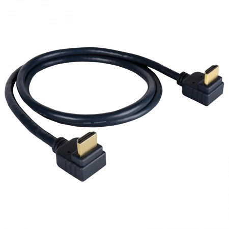 Высокоскоростной кабель HDMI 4K/60 (4:4:4) и Ethernet (вилка-вилка), угловые разъемы Kramer C-HM/RA2-6