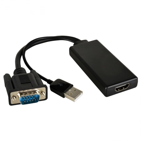 Переходник VGA (вилка) на HDMI (розетка) Kramer ADC-GM/HF