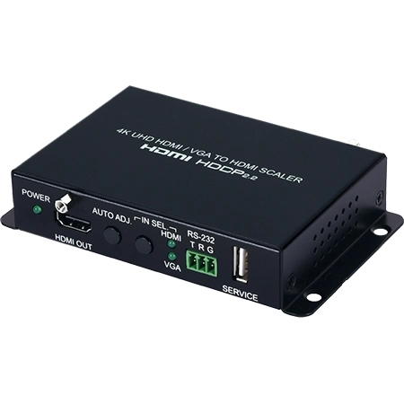 Изображение 1 (Масштабатор, автоматический коммутатор сигналов HDMI c HDCP 1.4 (2.2), VGA с эмбеддированием аудио Cypress CSC-107)