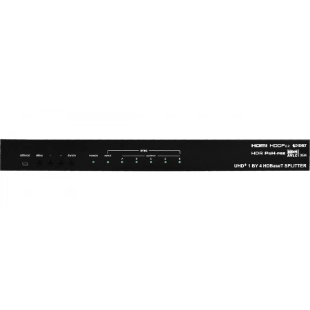 Изображение 3 (Усилитель-распределитель 1:4 (HDMI + 4xHDBaseT Cat5e с PoH) сигналов HDMI, ИК и RS-232 Cypress CHDBT-1H4CPLV)