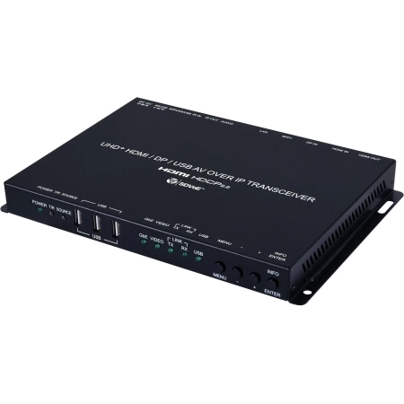 Изображение 1 (Конфигурируемый приемник / передатчик сигналов HDMI, DP, Ethernet, стереоаудио, 3 х USB 2.0, RS-232 и двунаправленного ИК по оптической линии Cypress COH-TR7)