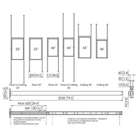 Изображение 2 (Крепление для дисплея Samsung OMN-D 46–55 Vogels PFFC 4655)