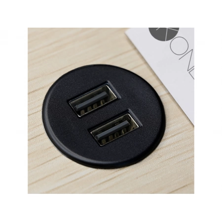 Изображение 3 (Встраиваемая металлическая зарядная станция серии Powerdot MICRO с 2xUSB Kondator 935-PM30BM)