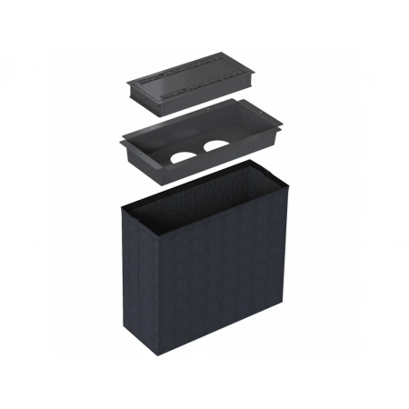 Лючок для 2 розеток серии Powerdot Kondator 935-K200B