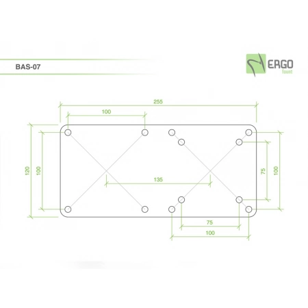 Изображение 2 (Пластина для монтажа мини-ПК и монитора через VESA-крепление ErgoFount BAS-07)