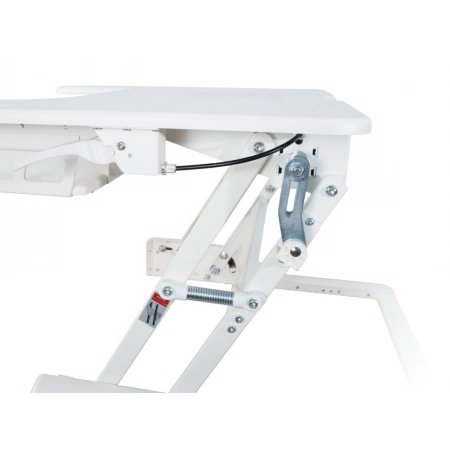 Изображение 4 (Настольная подставка под компьютер для работы стоя и сидя с полкой для клавиатуры ErgoFount BSSD-76 White)