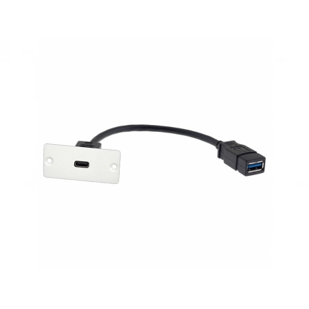 Модуль-переходник USB-C – USB-A (розетка-розетка) Kramer WU-CA(W)