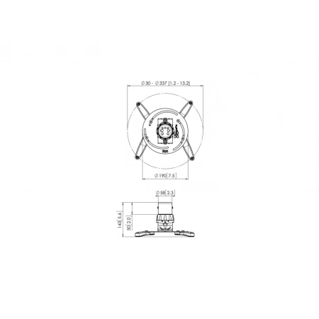 Изображение 2 (Потолочное крепление для проектора Vogels PPC 1500W)