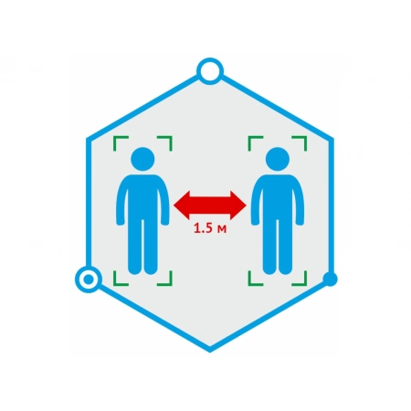 Программное обеспечение для IP систем видеонаблюдения DSSL TRASSIR Social Distance Detector