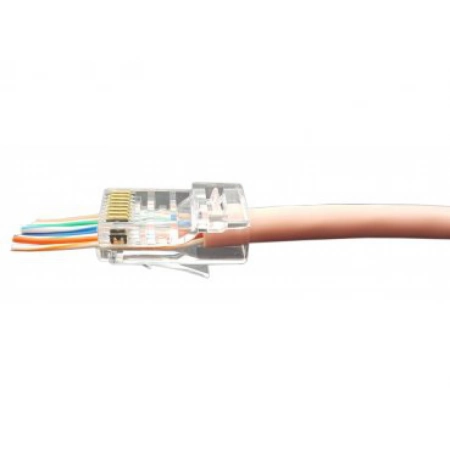 Разъем RJ-45 Hyperline PLEZ-8P8C-U-C6-100 (100 шт)