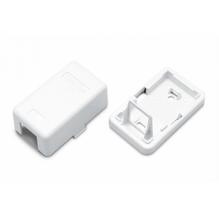 Корпус настенной розетки Hyperline SBB3-1-WH