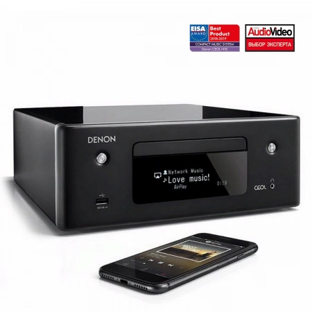 Изображение 5 (Hi-Fi cетевой стерео CD ресивер Denon RCD-N10 Black)