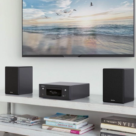 Изображение 2 (Hi-Fi cетевой стерео CD ресивер Denon RCD-N10 Black)