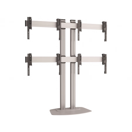 Изображение 1 (Напольный стационарный стенд для видеостены Vogels F2264 Silver)