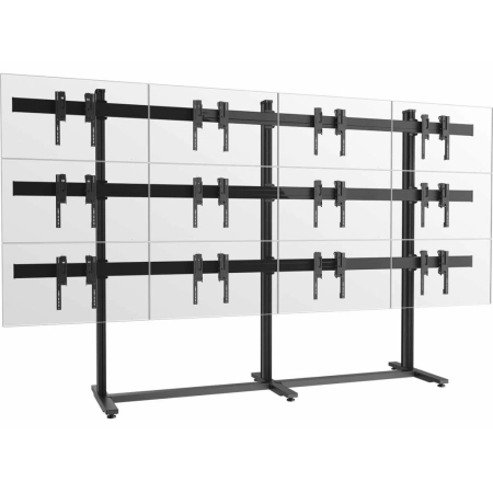 Изображение 3 (Напольный стационарный стенд для видеостены Vogels F3464 Black)