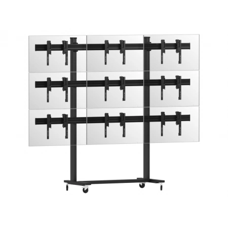 Изображение 3 (Напольный мобильный стенд для видеостены Vogels FT3344 Black)