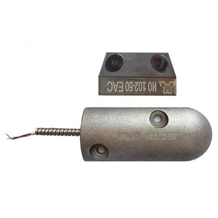 Извещатель охранный точечный магнитоконтактный, кабель в металлорукаве Магнито-Контакт ИО 102-50 А3М (3)