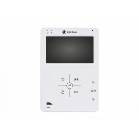 Монитор видеодомофона цветной Optimus VM-4.0 (белый)