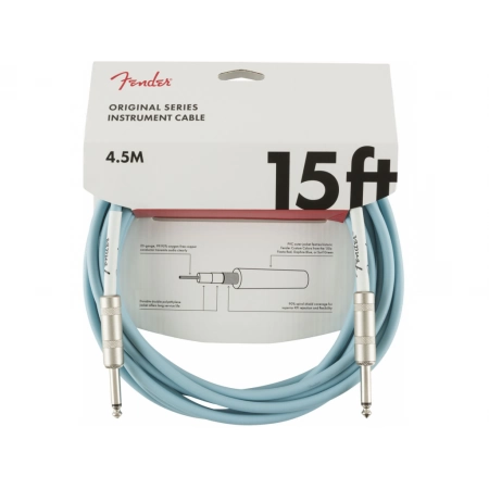 Изображение 1 (Инструментальный кабель Fender 15` OR INST CABLE DBL)