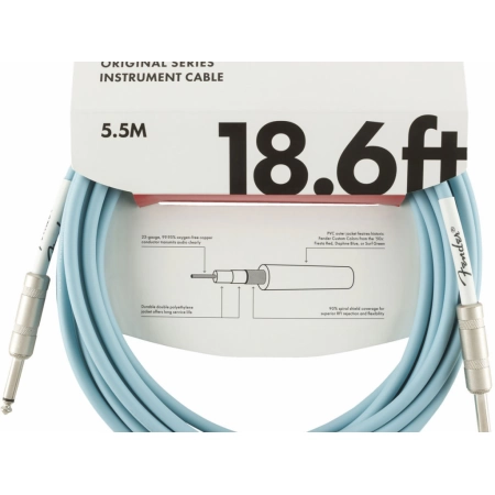 Изображение 1 (Инструментальный кабель Fender 18.6` OR INST CABLE DBL)