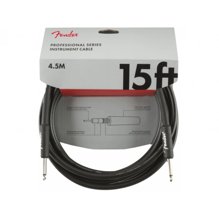 Изображение 1 (Инструментальный кабель Fender 15` INST CABLE BLK)