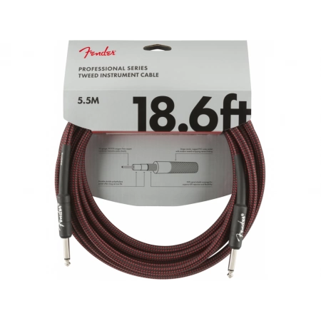 Изображение 1 (Инструментальный кабель Fender 18.6` INST CABLE RED TWD)