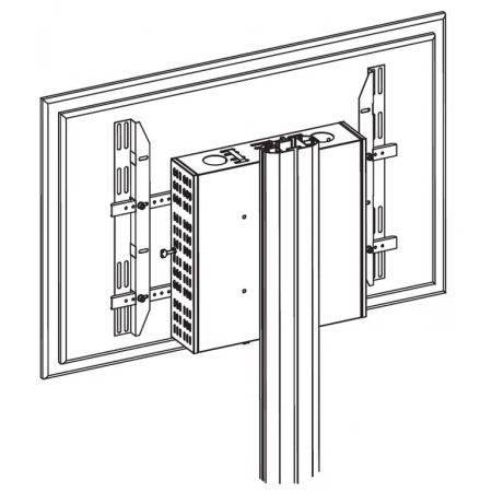 Изображение 3 (Шкаф с замком для вертикального крепления к стене Digis DSM-PA02)