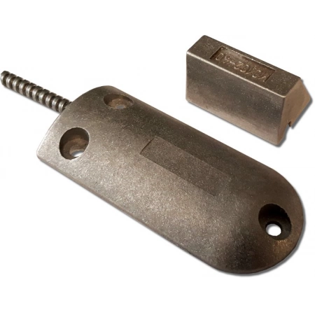 Извещатель охранный точечный магнитоконтактный, кабель в металлорукаве Магнито-Контакт ИО 102-40 А2М (4)