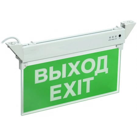 Светильник аварийно-эвакуационный светодиодный, односторонний IEK ССА 2101 ВЫХОД-EXIT (LSSA0-2101-3-20-K03)