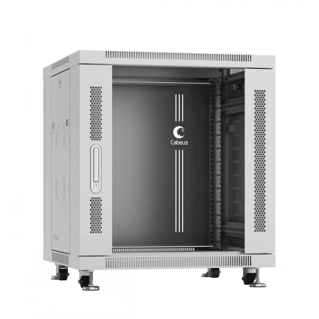 Шкаф напольный 19-дюймовый, 12U CABEUS SH-05C-12U60/80 (7646c)