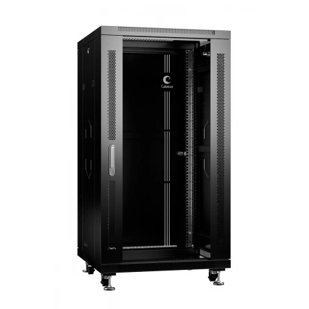 Шкаф напольный 19-дюймовый, 22U CABEUS SH-05C-22U60/60-BK (8556c)
